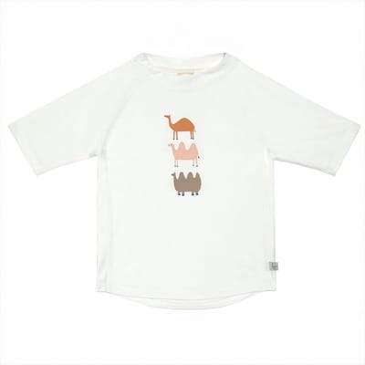 Lässig SPF Zwemshirt Korte Mouw Camel