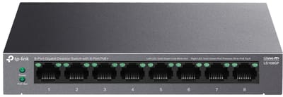 TP-Link LS108GP - Netwerkswitch - 8 Poorten