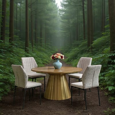 Luviano Comfort Eetkamerstoelen – Set van 2 – Beige – Luxe Gestoffeerde Stoelen met Ergonomische Rugleuning – Voor Eetkamer, Keuken, Woonkamer en Slaapkamer Casa Serena – Afmetingen op aanvraag – C...