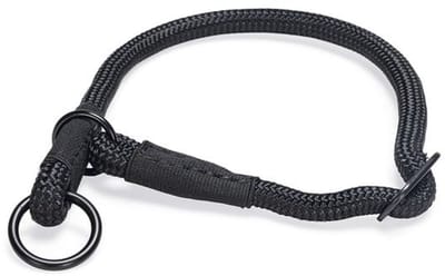 Beeztees Premium Parinca - Hondenhalsband - Rond - Nylon - Zwart - 50x1,