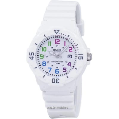 Casio Enticer Analog White Dial LRW-200H-7BVDF LRW200H-7BVDF Dames horloge wit