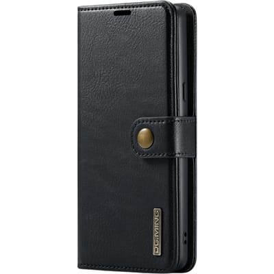 DG.MING Google Pixel 8 Pro Lederen 2-in-1 Wallet Hoesje Zwart