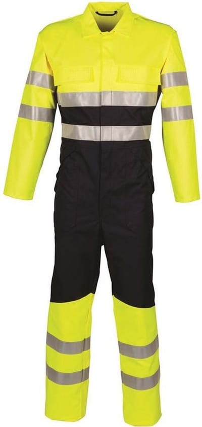 Havep Overall Multi Protector 20001 - Fluo Geel/Dark Navy - 56