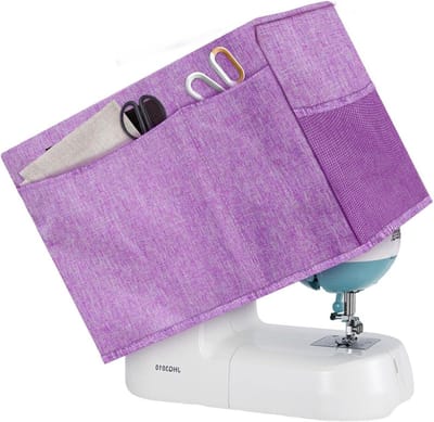 Naaimachinehoes - Beschermhoes - Naaiwerk Opbergen - Veel Opbergvakken - 45.7 x 21.1 x 32 cm - Paars