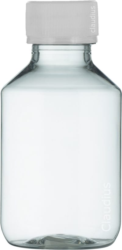 Lege Plastic Fles 100 ml Transparant - met verzegeldop - set van 10 stuks - navulbaar - leeg
