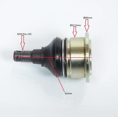 alle kogels kogelgewricht voor motor yamaha 450 yfz-r 2009 tot 2016 42-1020 / voor lager of hoger nieuw