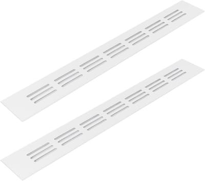 Aluminium Ventilatieroosters 40x300mm Pack van 2 - Voor HVAC, Verwarming, Koeling en Ventilatie