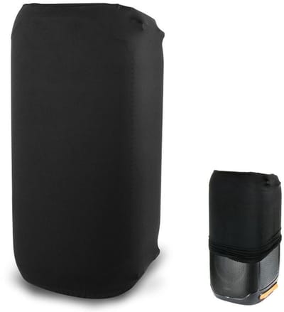 Stofhoes, gemaakt van flexibele en zachte stof, geschikt voor JBL Partybox 100/110/120 luidsprekers, zwarte beschermhoes.