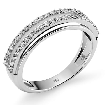 Orphelia RD-3366/50 - Ring - Goud 18 kt - Diamant 0.37 ct - 16.00 mm / maat 50