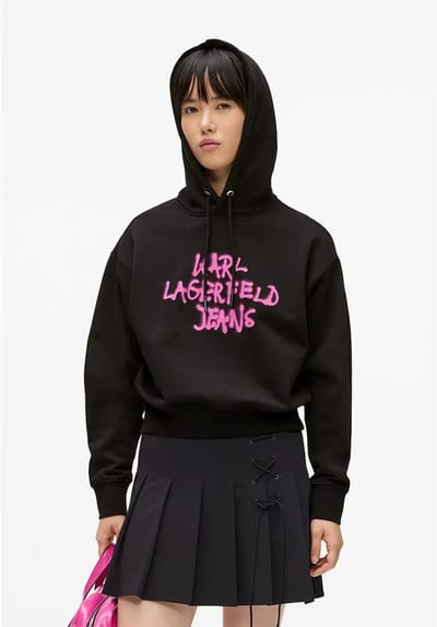 Karl Lagerfeld Jeans B1w20039 Hoodie Zwart XS Vrouw
