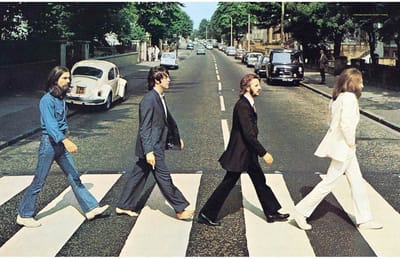 The Beatles - Abbey Road Textiel Poster - Multicolours