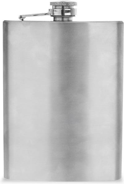 Heupfles Edelstaal 240 ml - Zakflacon - Veldfles - Zakfles - Drankfles