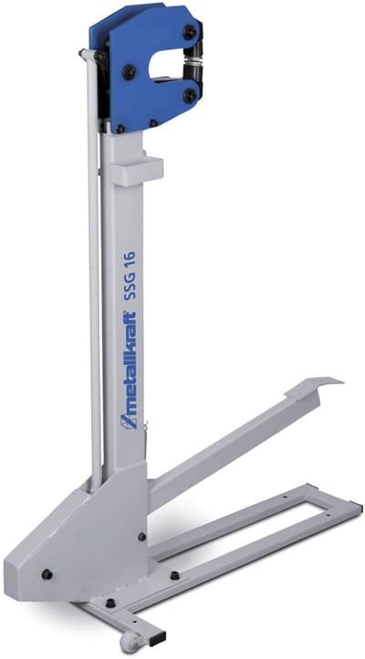 Strek en stuikmachine voetpedaal bediening plaatdiktes tot 1,5 mm Metallkraft SSG16
