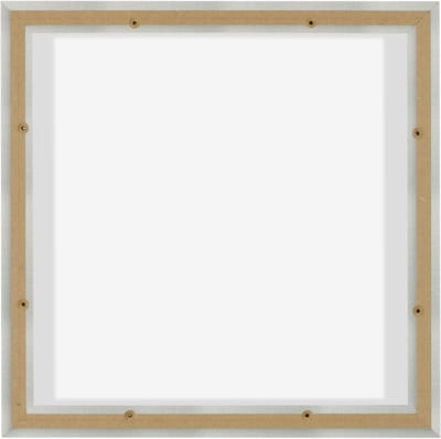 Baklijst 20x20 cm - Zilver Mat - Geschikt voor Canvasdoek - MDF Baklijst Lausanne