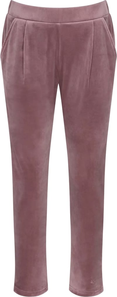 Triumph Cozy Comfort Velour Trousers Dames Loungewearbroek - Bruin - Maat 48