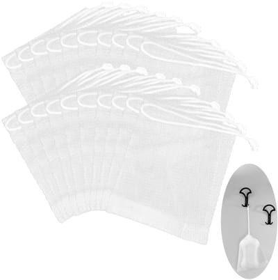 Dailygoods- Zeepzakken 20 stuks - Opbergzak - Multifunctionele Zak - Trekkoord Zak - Zacht Materiaal - Ideaal voor Reizen