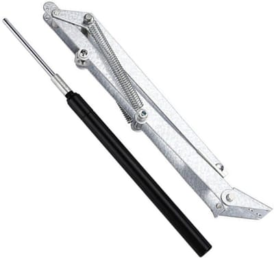 Automatische Raamopener - Kas Ventilatie - Automatisch Ventileren - Temperatuur Geregeld - 38X9.5CM - Zilver