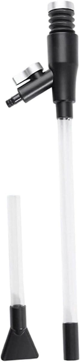 Aquarium Stofzuiger - Waterwisselaar Grindreiniger - Aquarium Onderhoud - Automatische Drainage - 35 x 25 x 10 cm - Zwart