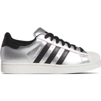 Adidas Superstar Sneakers Heren - Zilver - Maat 42 - Leer
