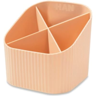 Han re-x-loop pennenkoker, 100% gerecycled, pastel oranje