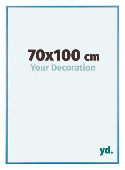 Your Decoration - Puzzellijst 70x100 cm - Staal Blauw - Puzzellijst 1500-2000 stukjes - Aluminium Fotolijst - Kent