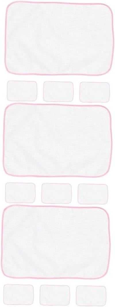 Strijkdoek Sets - Stoom Bescherming - Kreukvrij Strijken - Hittebestendig Gaas - 3 Stuks 90x40cm - Roze