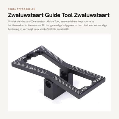 Dailygoods- Zwaluwstaart Tool - Nauwkeurig Houtbewerking Hulpgereedschap - Compact Ontwerp - Eenvoudige Bediening - Verbeterde Werkefficiëntie - Precisie Productie - Houtbewerkingstool