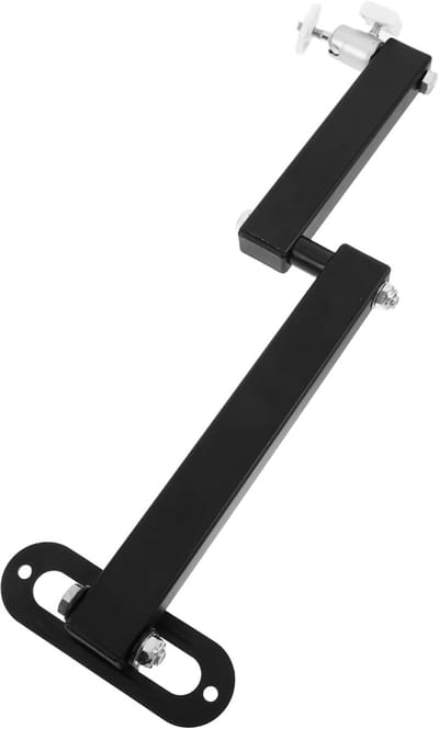 Projector Beugel - Wandmontage Houder - Thuisbioscoop Inrichten - Verstelbare Hoek - 24 x 12.5 cm - Zwart