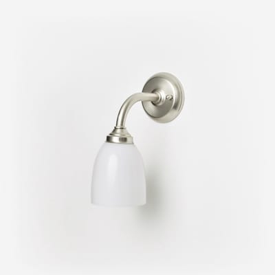 Wandlamp Make-Up Curve Matnikkel - Art Deco Trade