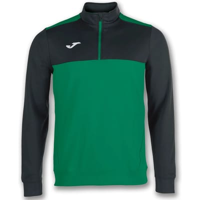Joma Winner Ziptop Heren - Groen / Zwart | Maat: S