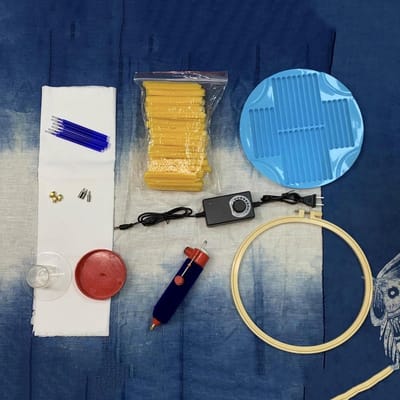 Elektrische Wax Pen - Batik Gereedschap - Creatief Schilderen - Vervangbare Punten - Set - Niet Gespecificeerd