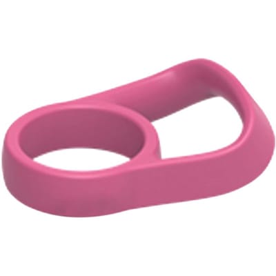 Draagbare Waterfles Handvat Riem Silicone Thermosbeker Sport Waterfles Houder Handvat Draagkoord Camping rozerode kleur
