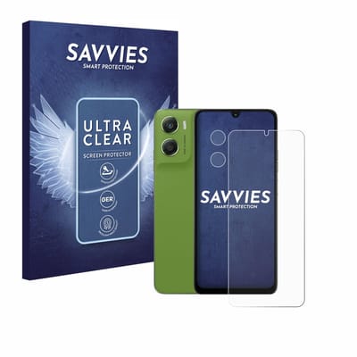 Savvies - Screenprotector voor Motorola Moto G06 Power (Voor+Camera) - Folie Beschermfolie transparant 18 Stuks