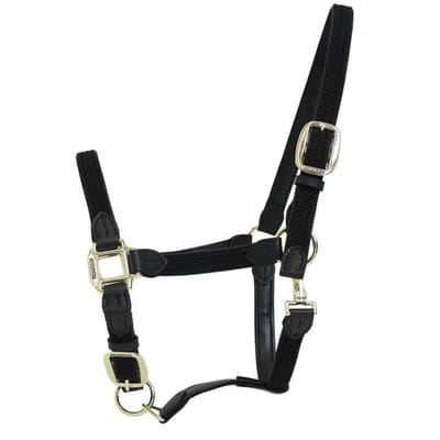 Kentucky Horsewear - Halster - Gevlochten Nylon - Zwart - Cob