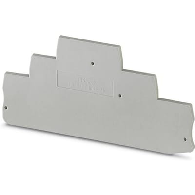 Phoenix Contact rijgklem afsluitplaat - grijs (D-PT 1,5/S-3L) per 50 stuks