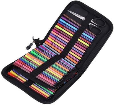 Allecto - Markeertas Etui - Pennenzak voor Creatieve Geesten - Zwart
