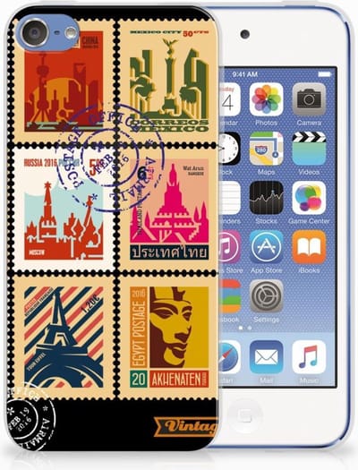Apple iPod Touch 5 | 6 Siliconen Back Cover Postzegels