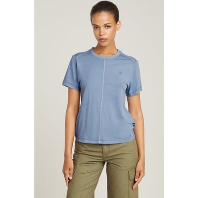 G-Star Overdyed Front Seam R T Purple Taglia: XXS | Maglie Sportivi Outlet | Donna | Viola