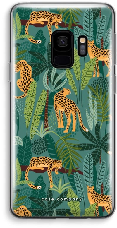 Case Company® - Hoesje geschikt voor Samsung Galaxy S9 hoesje - Luipaard 2 - Soft Cover Telefoonhoesje - Bescherming aan alle Kanten en Schermrand