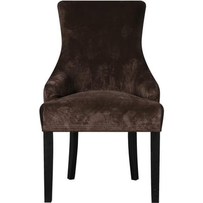 Echt Velours Stof Schuin Armleuning Stoelhoes Grote Maat Vleugelrug Koningsrug Stoelhoezen Zithoezen Voor Hotel Feest Banket Thuis 1 Piece
