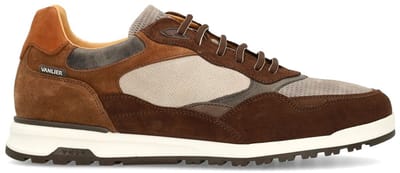 Van Lier - Heren - Bruine suède sneakers - Maat 41