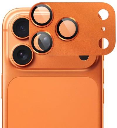 ScreenArmor Lens Shield iPhone 17 Pro Camera Protector – Oranje – Premium Aluminium Lensbescherming
