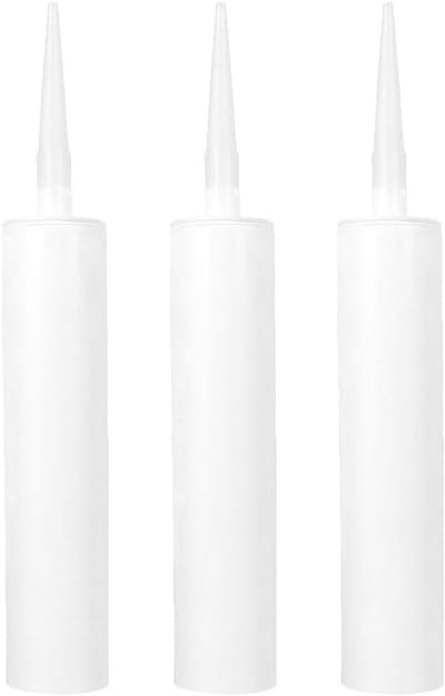 3 Stuks Vulbare Kitbuizen, Lege Kitbuizen voor Thuisverbetering, Ideaal voor Afdichtingsprojecten, Duurzaam en Herbruikbaar Ontwerp, Perfect voor Klussen en Renovaties