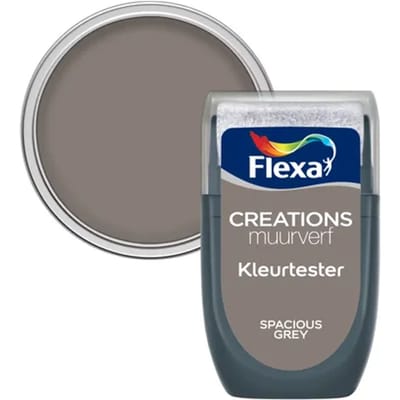 Flexa Creations Verftester - Mat - Spacious Grey - 30ml