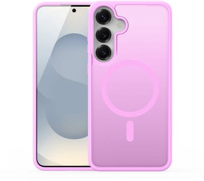 Dux Ducis - Telefoon hoesje geschikt voor de Samsung Galaxy S25 Plus - Back Cover - Met Magnetische Ring - Yind Serie - Roze
