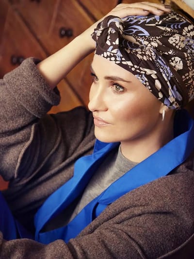 beatrice turban with ribbons