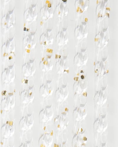 Vliegengordijn Quadrifoglio - 100 x 220cm - Goud Transparant