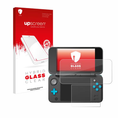 upscreen - Screenprotector voor New Nintendo 2DS XL - Folie Beschermfolie Beschermglas transparant