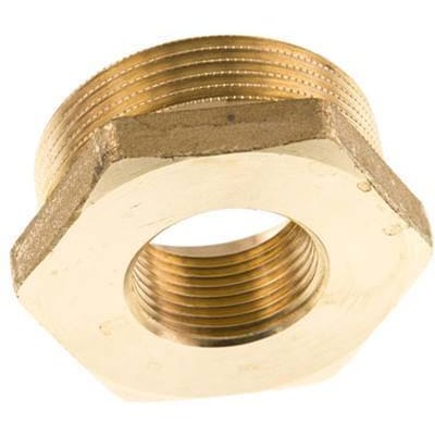G 3/4'' x G 1 1/2'' F/M Messing Verloopring 16 Bar