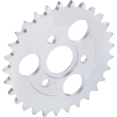 Pignon arrière 122mm Chaîne 420 29D Alliage d'acier Remplacement pour MONKEY Z50A Z50 Z50R Z50J white
